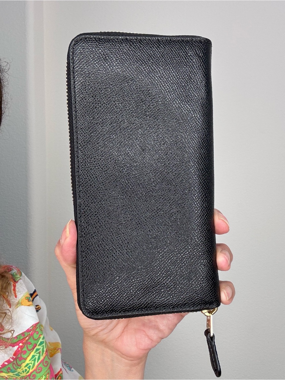 Coach black leather long zip wallet - Picture 4 of 15